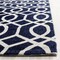 Safavieh Cedar Brook Hand Loomed Rectangle Rug- Navy - Ivory- 4 x 6 ft. CDR241G-4 - alternate 2